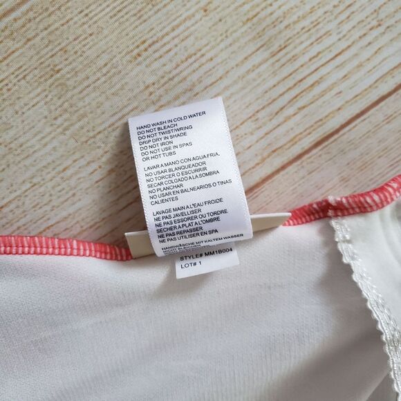 Michael Kors Animal Print Striking Colorful One-Piece Swimsuit Strapless Halter - Picture 13 of 13